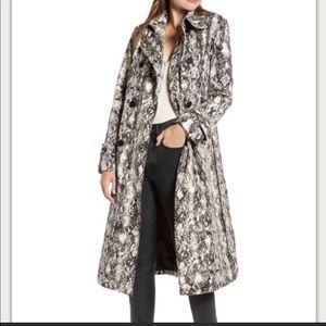 Authentic Coach Python grey rain coat